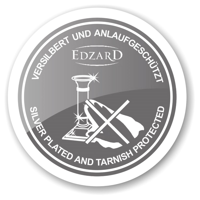 Edzard Candlestick Lincoln, silver plated, tarnish protected, 7.5 in high