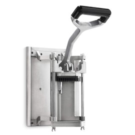 New Star Foodservice 1028966 Extra Heavy Duty French Fry Cutter 1/4" with Wall Bracket, Fixed Counter or Wall Mount Silver