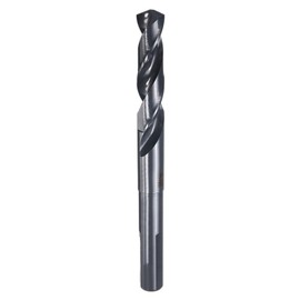 HARFINGTON 13.5mm Drill Bit 1/2" Reduced Shank 3-Flat 4341 High Speed Steel 135 Degree Split Point for Medium Soft Metal Copper Aluminum Plastic Wood