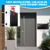 Yaocom Small Cast Wall Mount Mailbox for Outside Metal Mailbox