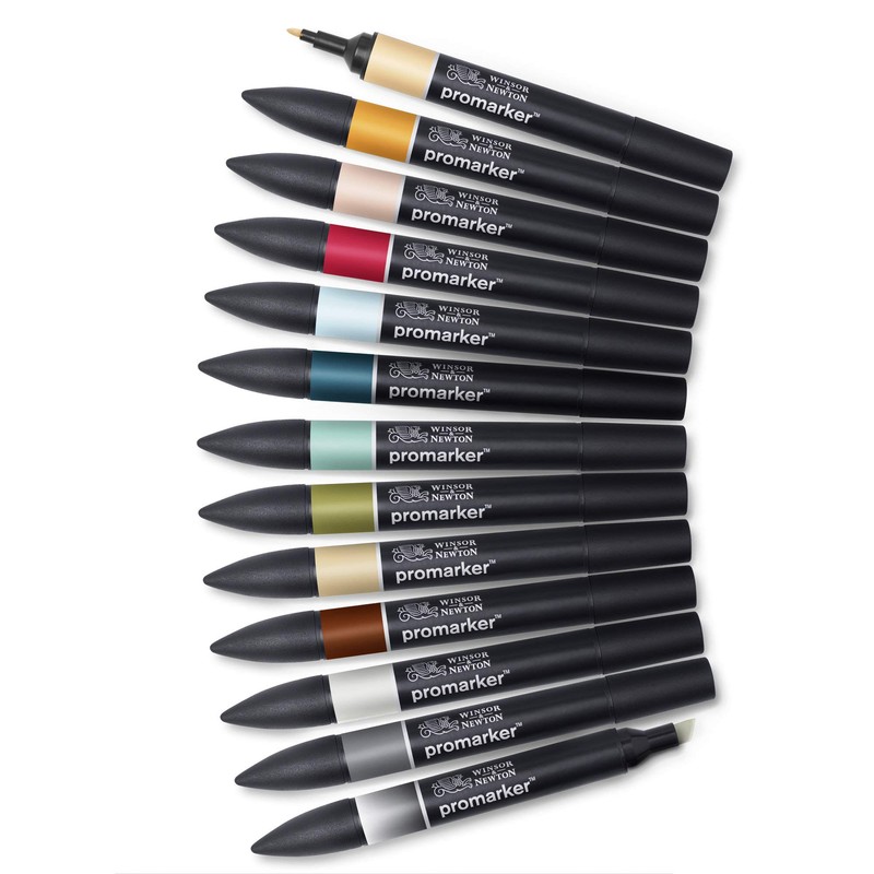 Winsor & Newton W&N PROMARKER 12+1 Manga Expansion Pack 2,