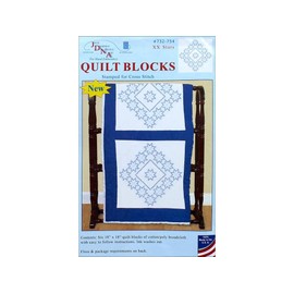 Jack Dempsey JDN732.754 Quilt Blocks 18" XX Stars 6Pc