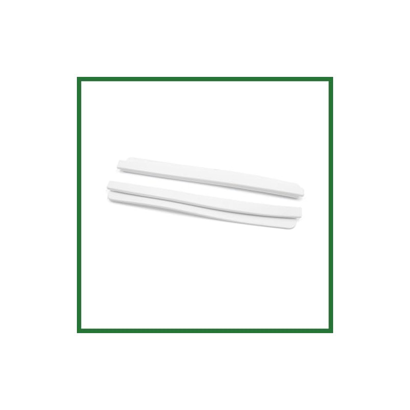Motoforti 8pcs White Plastic Car Body Door Side Edge Anti-collision
