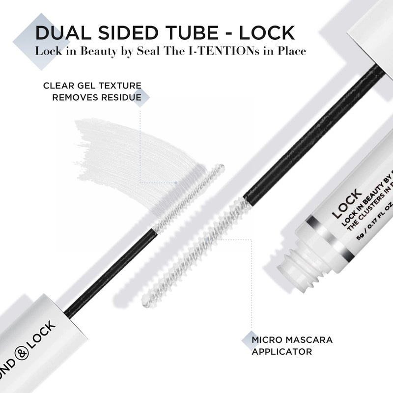 LASHVIEW Lash Bond and Seal, Cluster Lash Glue Strong Gentle
