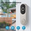 guggre 1080p Wireless Video Doorbell & Indoor Ring Chime, Enhanced