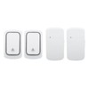 Wireless Doorbell Set Self Powered IP68 Waterproof Long Range Caregiver