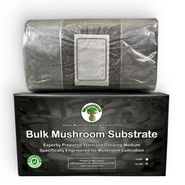 MycoHaus Compost for Mushroom Growing | Sterilized Substrate for Mushrooms | Mushroom Soil Organic | Home Cultivation Supplies | 5 Pound (2 Pack)