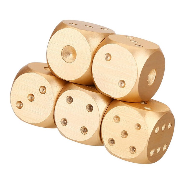 Hominas Dice Box Set of 5 Pieces, 5 Dice Rummy