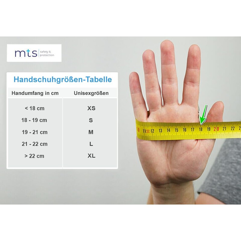 MTS Safety & Protection Disposable Gloves S - Pack of