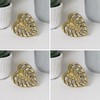 Melody Maison Set of 4 - Gold Monstera Leaf Drawer