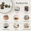 Antique Brass Knobs - Beehive Design - Iron Drawer, Vanity,