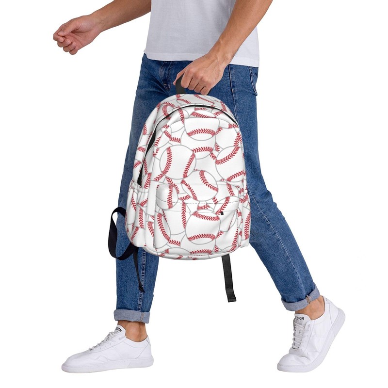 Jbofyee Backpack For Men Women, Baseball, One Size, Daypack Backpacks