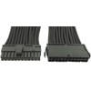 Black Braided 24-pin ATX Extension