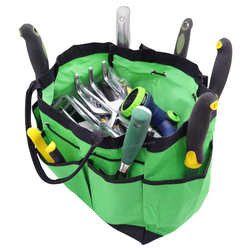 Garden Tool Bag Heavy Duty 8 Pocket Organizer Gardening Hand