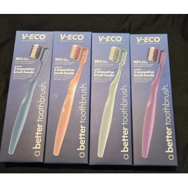 V-ECO 4 Pack V-Eco Toothbrush And Replacement Heads