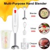 Aquox Immersion Blender Set, 16000rpm Speed & Turbo Motor, Ergonomic