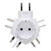 Kopp Travel-Star SB World Travel Plug Adaptor, white, 172201018