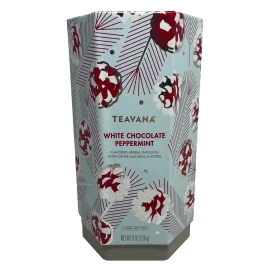 Teavana New Teavana White Chocolate Peppermint Empty Tea Tin Canister - No Tea