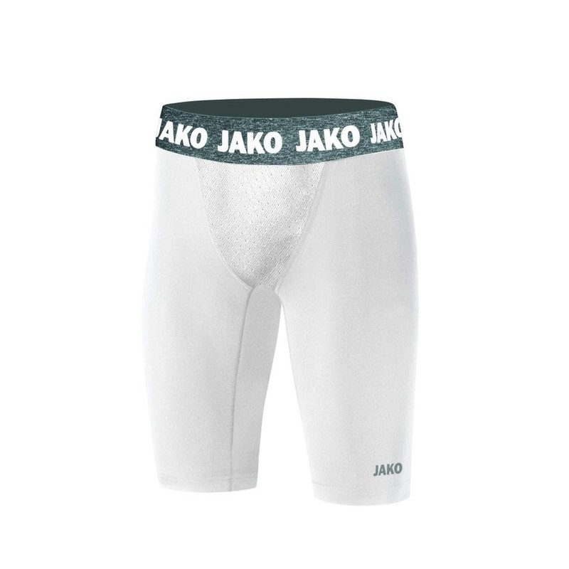 Jako Men’s Shorts, Tight Compression 2.0, white, xl