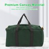 Canvas Tools Bag, Heavy Duty Wide Mouth Tool Storage Bag