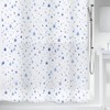 Spirella PVC Opaque Plastic Shower Curtain, 180 x 200 cm,