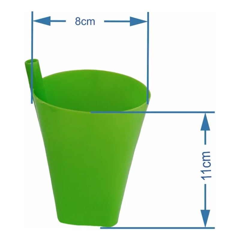 Vaso 12 Vasos De Plástico Con Popote Para Niño 349ml