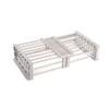 Expandable Sink Drainer Retractable Drain Rack Sink Organizer for Dishes