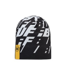 Buff| EcoStretch Beanie Hat Man Woman Adult, High Stretch, Recycled Materials, Comfortable, Sun Protection, Seamless, Multifunctional, One Size, Black