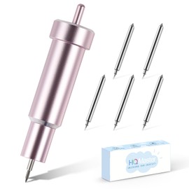 HQMaster Bonded-Fabric Blade and Holder Compatible with Explore 3/Air 2/Air/One/Maker 3/Maker Cutting Machine Replacement Blades for Polyester, Silk, Cotton, Denim, Felt, Linen