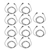 10pcs 2pin BW Hearing Aids Receiver Wire Heat Resistant Good