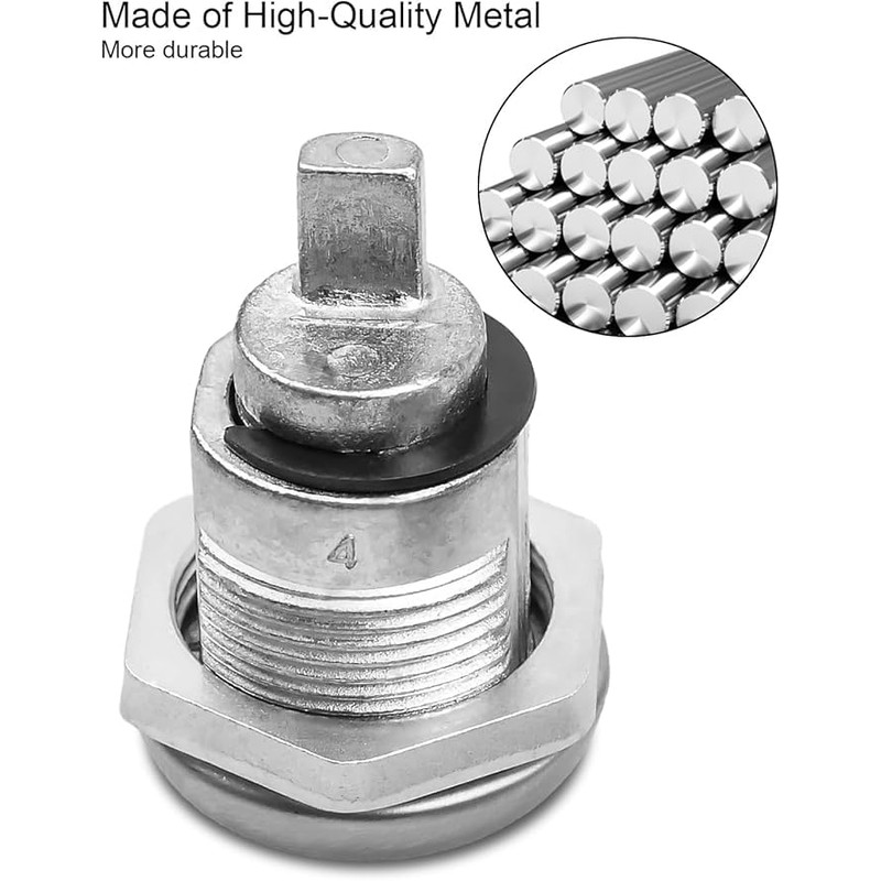 Tool Box Locks with Keys, 4Pack Keys Alike 5/8 Inch