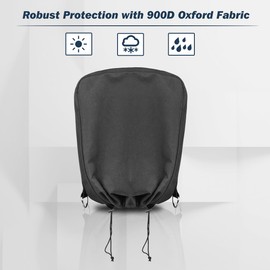 RV Electric Tongue Jack Cover- 900D Oxford Fabric Waterproof Protective- Travel Trailer Accessories for Outside Protection