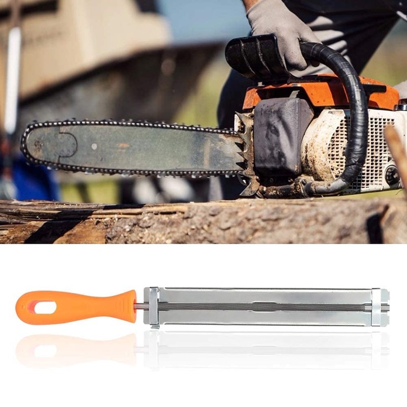 Chain Saw Sharpening with Handle File Chainsaw Flat File sharpener