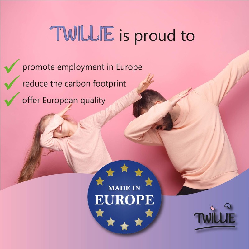 Twillie Mattress Protector 140 x 200 cm Waterproof and Breathable