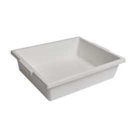 United Scientific™ Polypropylene Multi-Purpose Containment Tray - Lab Tray for Sterilizing and Drying Laboratory Supplies - Polypropylene Rectangular Plastic Tray - 20" L x 17" W x 5" H, 1 Count