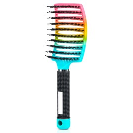 Hair Detangling Brush for Curly & Dry & Wet, Getting Knots Out without Pain, Reduce Hair Loss, Detangler Brush,