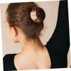 Mikinona Fashion Alloy Metal Hair Ties Stretchy Ponytail Holders for