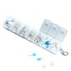 Pill Box 7 Days Transparent Organiser Box, Stylish Organiser Storage,