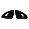 Akozon 2pcs Glossy Black Rearview Mirror Replacement for Chevy 2017?2019