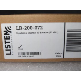 Listen Technologies LR-200-072 / Portable Digital Display RF Receiver 72 MHz