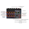 Compact Mixed Sound Mixer Metal 8 Channel Professional Mixer Board