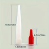 Caulk Nozzle Tip Tool,6X Caulking Tube Nozzle Tips | Red