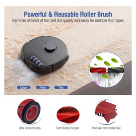 FUOUHEXIE Replacement Accessories for Roborock Qrevo Curve/Qrevo Edge Robot Vacuum Cleaner. Replac Parts Roller Brush Side Brush Filters mop Pads Dust Bags Spare Attachments