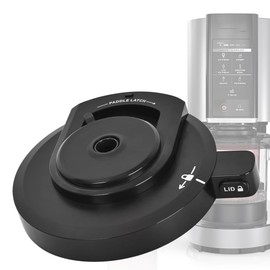 For Ninja Creami Ice Cream Maker Outer Bowl Lid - Replacement Lid Compatible with Ninja NC299AMZ/NC301/NC300/NC201/NC101 Series | Dishwasher-Safe, BPA-Free, Perfect Seal (NO Paddle)