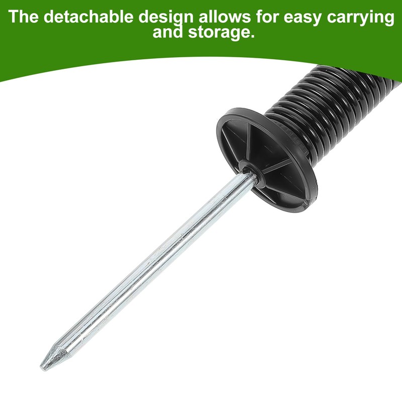 VANZACK Football Corner Flagpole Stake, 1Pc Spring-Loaded Flag Base