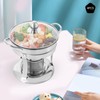 Chafing Dishes for Buffet of 4, Small Stainless Steel Buffet