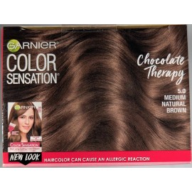 GARNIER Color Sensation Rich Long Lasting Color Cream, 5.0-Dark Brown