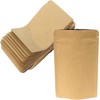 YFFSFDC Kraft Paper, 50 Pieces, Inner Surface, Aluminum Foil, Zip