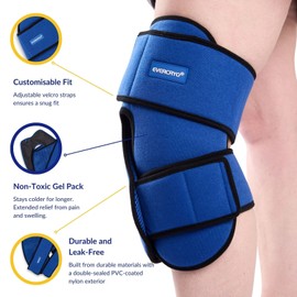 Knee Insulated Medical Cold Wrap – Reuseable Ice Cold Gel Therapy for Knee Injuries, Swelling, Post-Operative Care, Meniscus Tear, Sprains, Ligament Damage etc