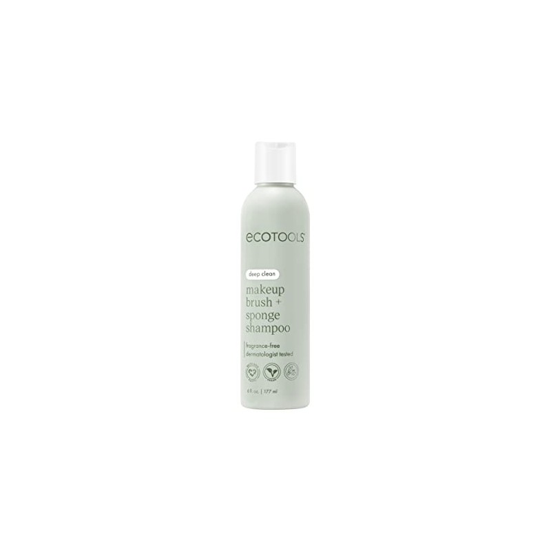 EcoTools - Shampoo Limpiador para Brochas y Esponjas de Maquillaje,